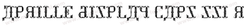 Aprille Display Caps SSi Regular字体转换